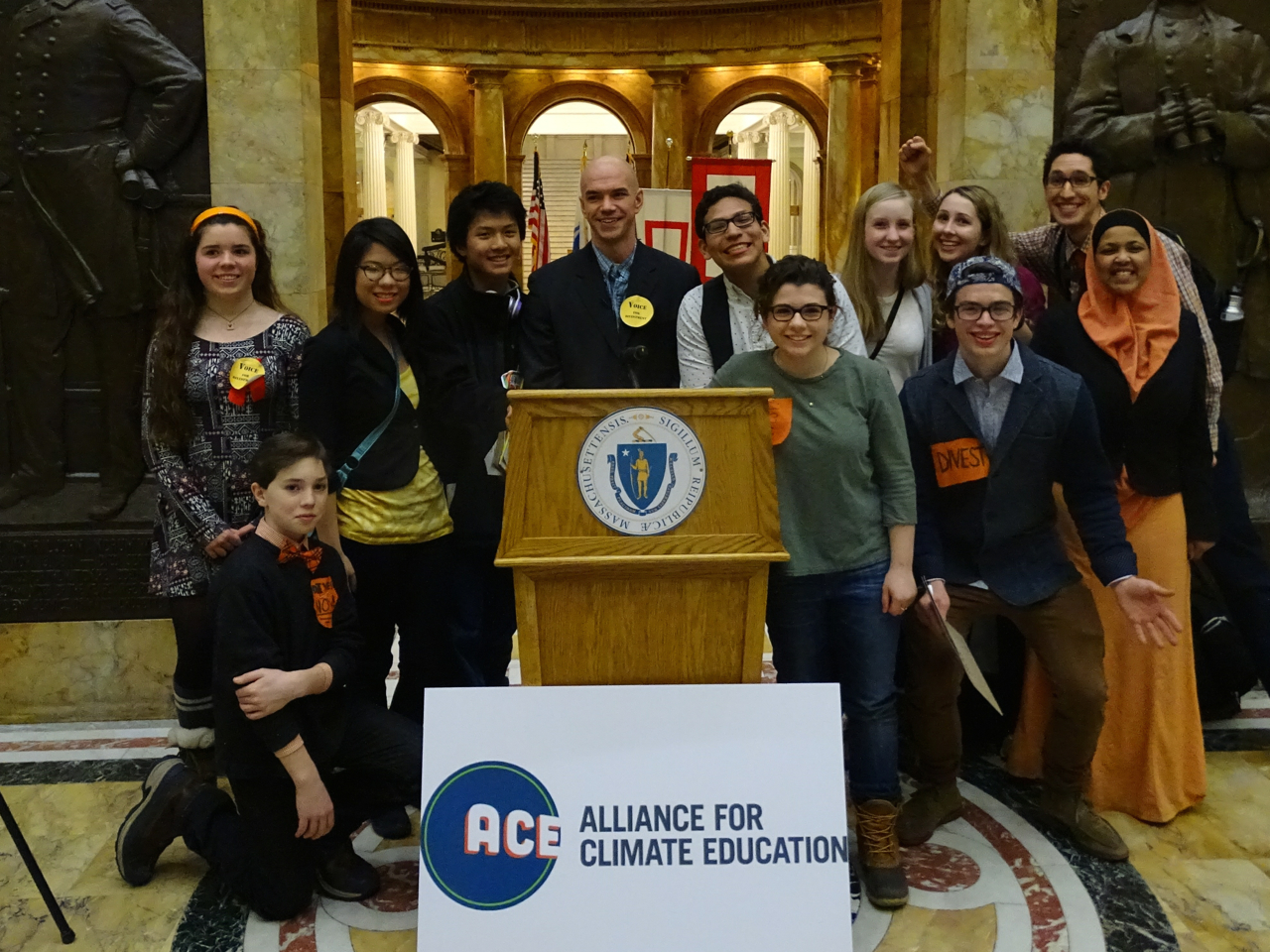 Tim DeChristopher and ACE at #DivestMA event