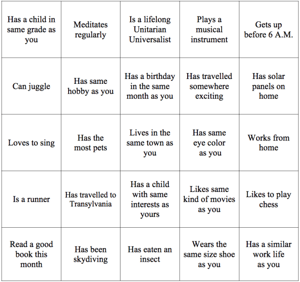 UUIcebreakerbingo